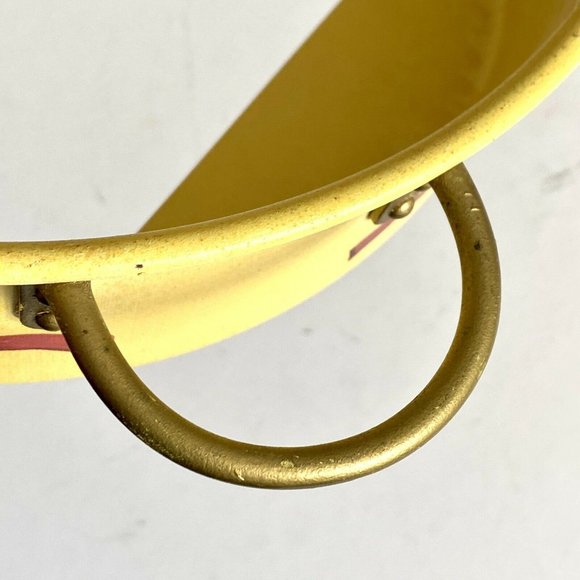 Lenox Winter Greetings Holiday Birds Round Metal Casserole Holder 10" Toleware C - Picture 11 of 12